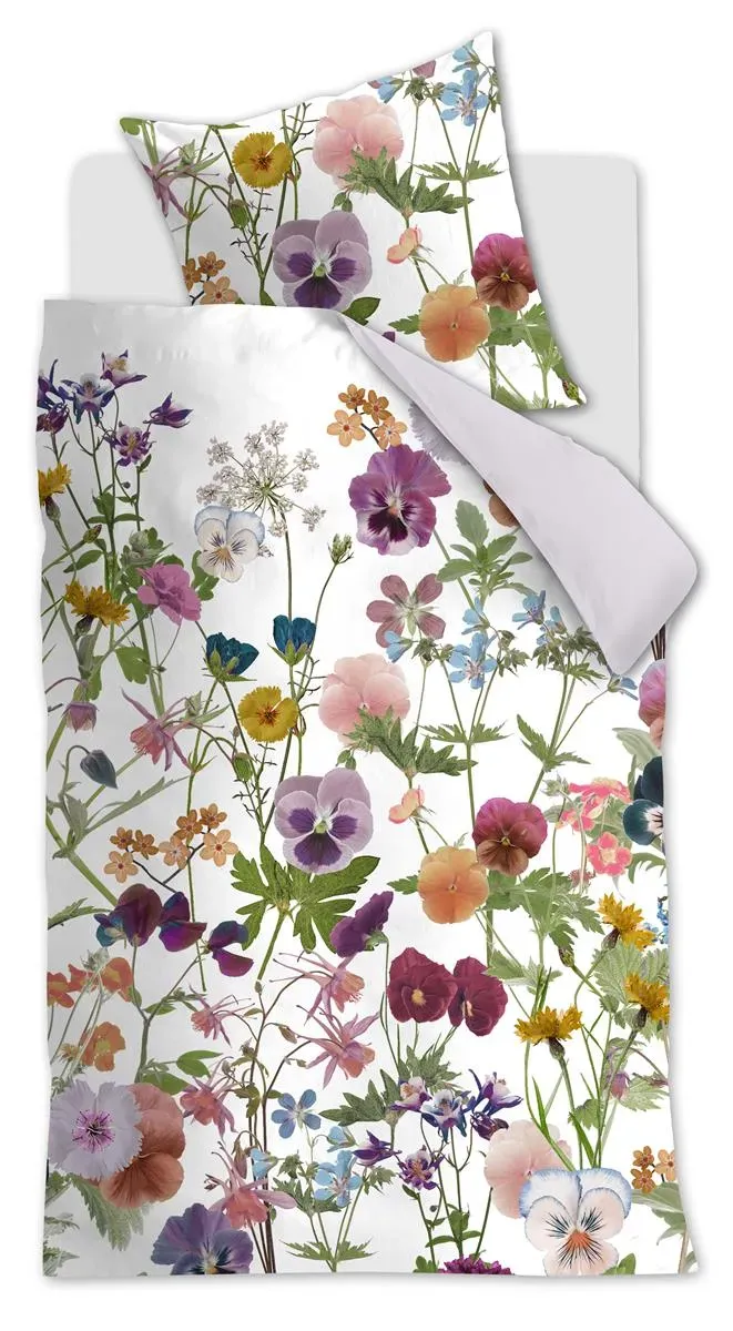 Beddinghouse Sunny dynetrekk 200x200 cm multi blomster 3-delt