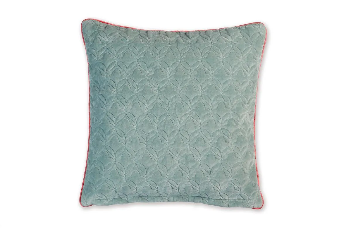 Pip Studio Quilty Dreams pute 45x45 khaki fløyel