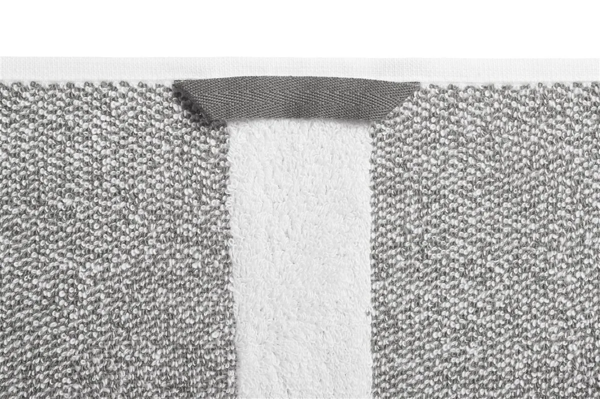 Beddinghouse Sheer Stripe gjestehåndkle 50x30 cm antrasitt bomull