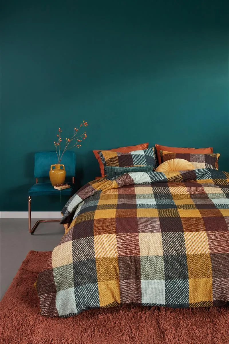 Beddinghouse Beckett dynetrekk 240x200 rutet flanell
