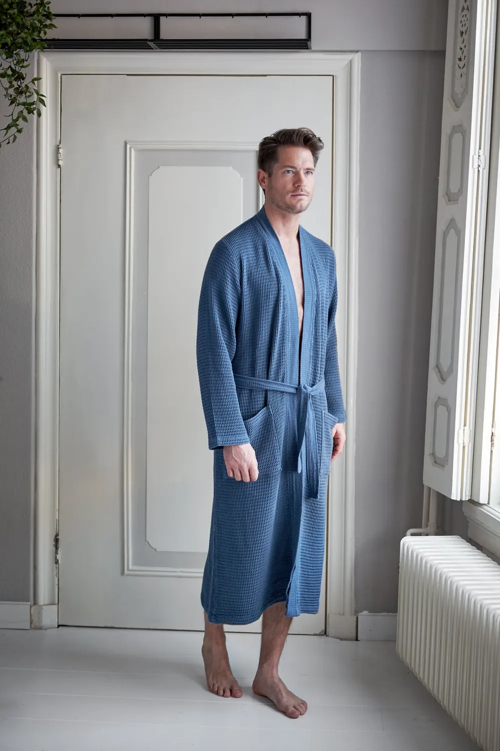 Vandyck Tampa badekåpe vintage blue