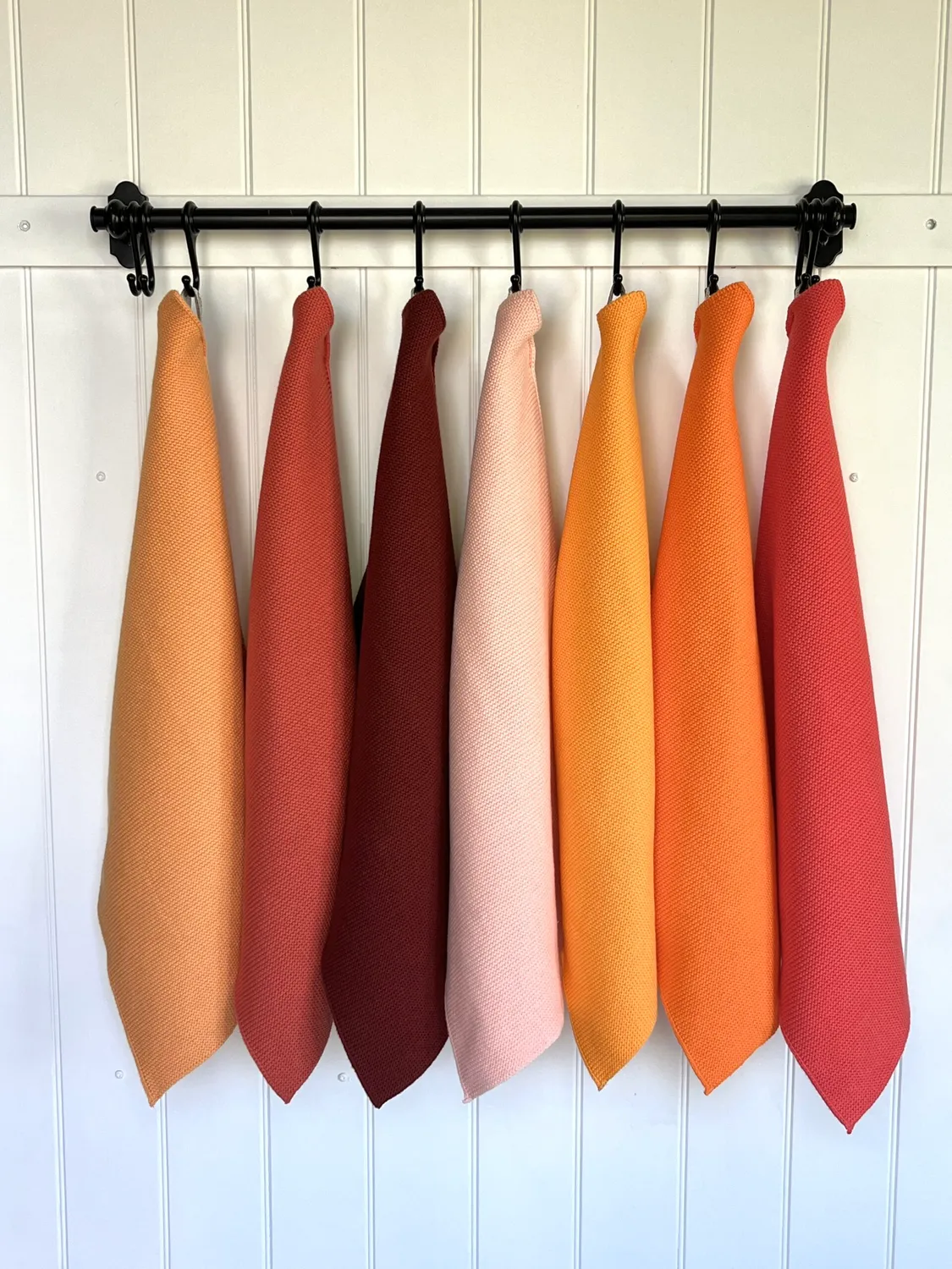 Solwang Design klar orange kjøkkenhåndkle økologisk 1 stk