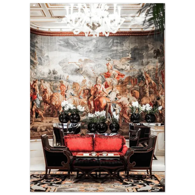 Hellstrøm Le Cinq Paris kunsttrykk 50x70 cm halvblankt