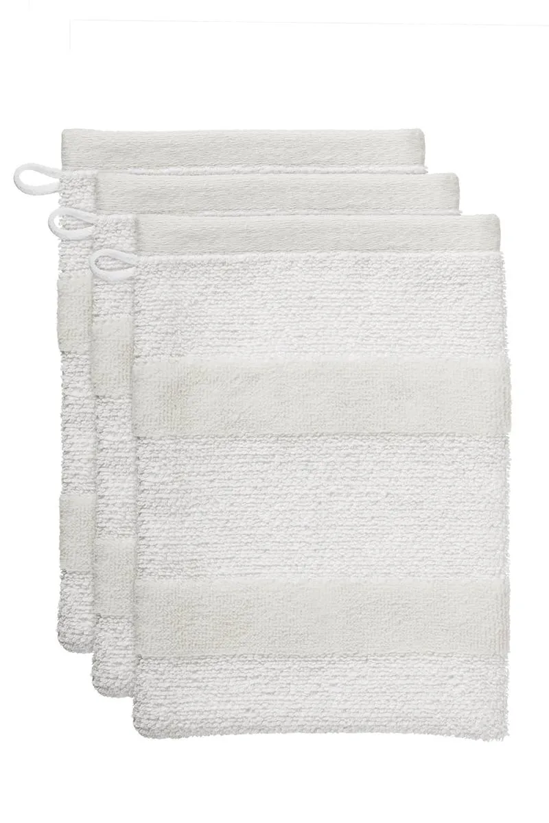 Beddinghouse Sheer Stripe gjestehåndkleet 30 x 50 cm sand