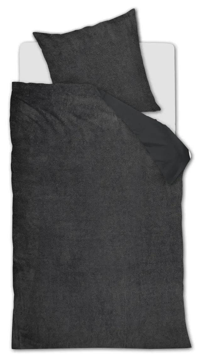 Ambiante Plush dynetrekk 140x200 antrasitt teddy