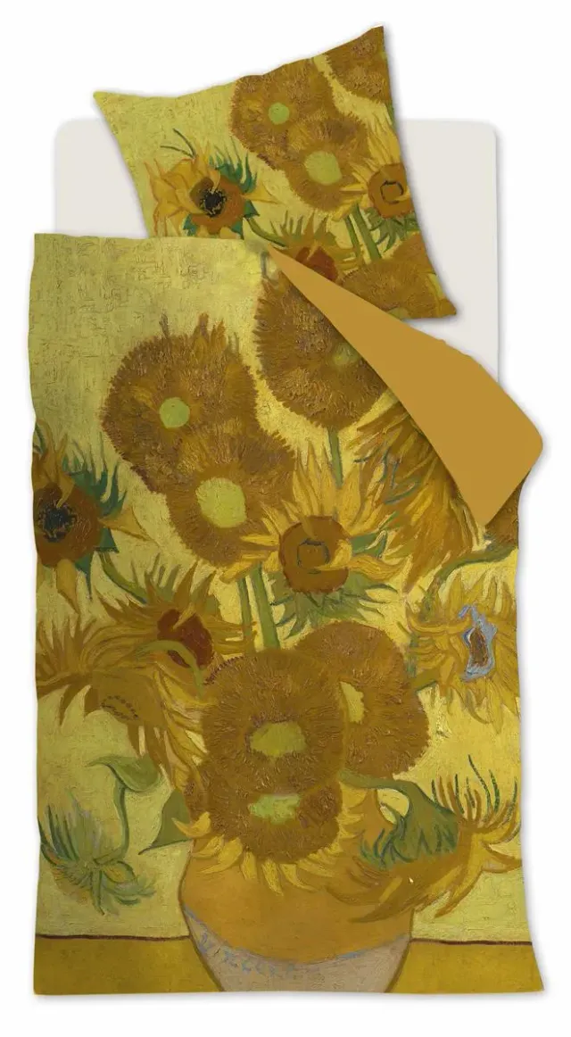 Beddinghouse Van Gogh Tournesol dynetrekk 140x200 gult sateng