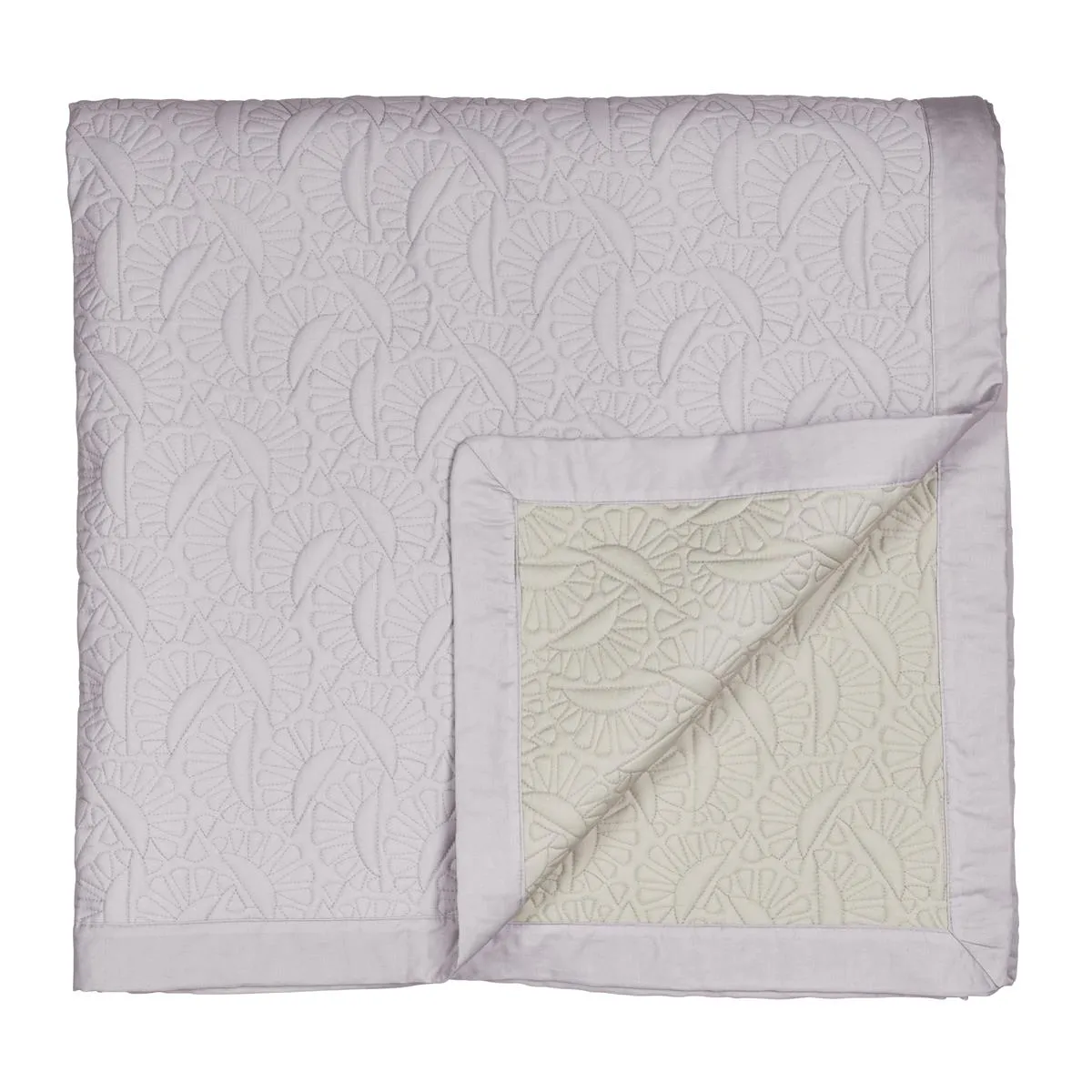 MOOOI Woodblock Beetle sengeteppe cashmere 180x260 bomull