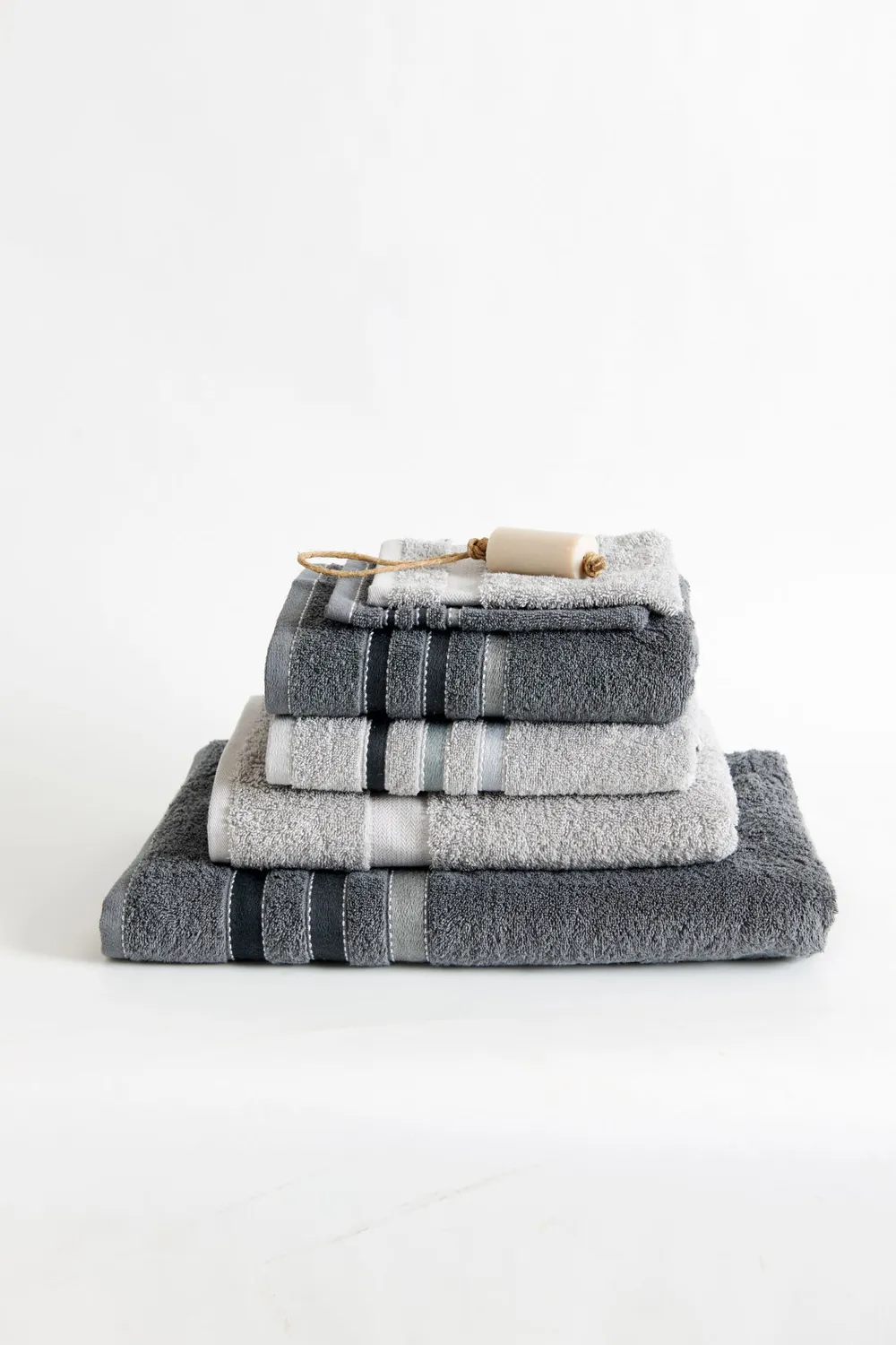 Vandyck Prestige Lines håndkle steelgrey 60x110