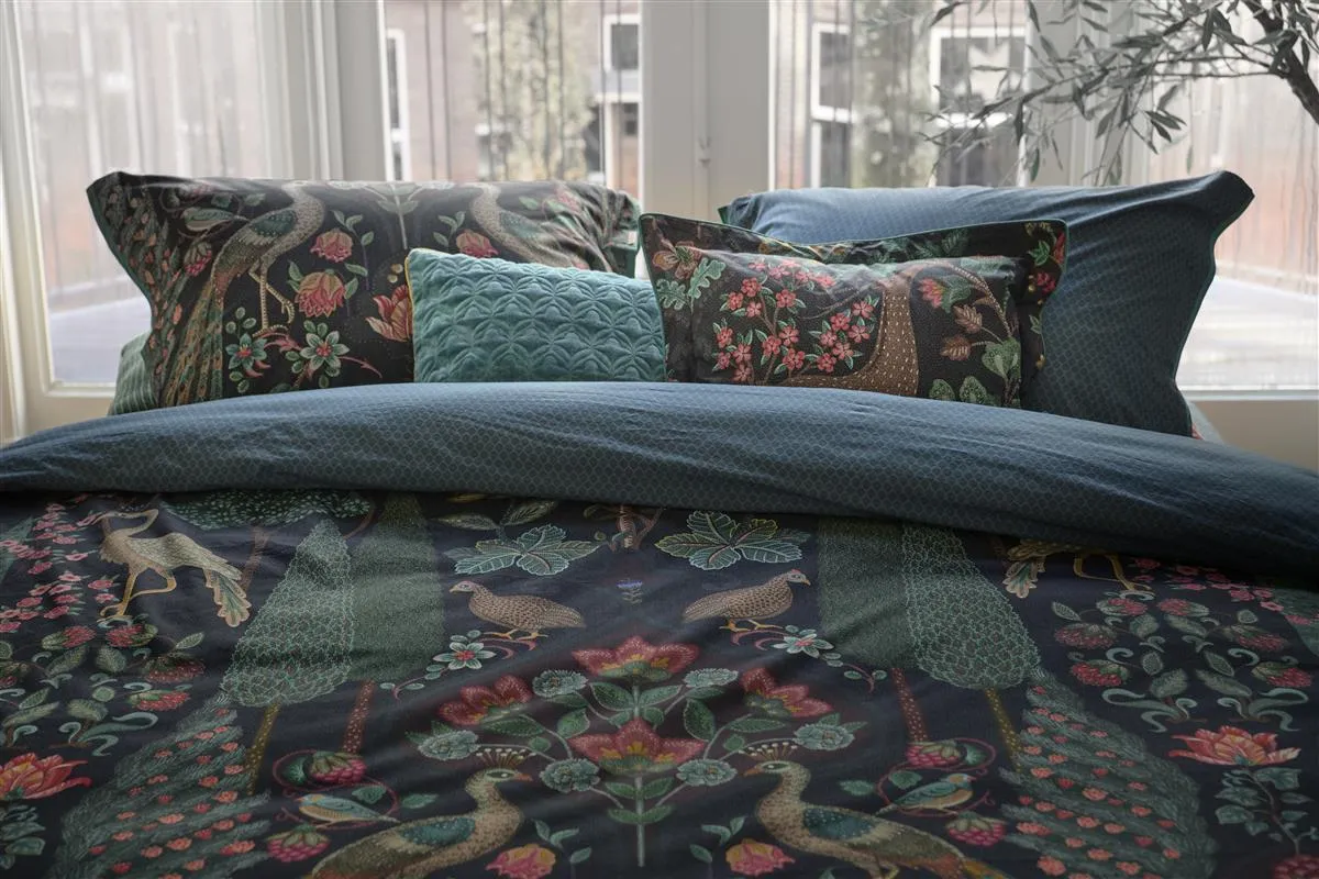 Pip Studio Pavoni dynetrekk 260x220 mørkeblå perkal