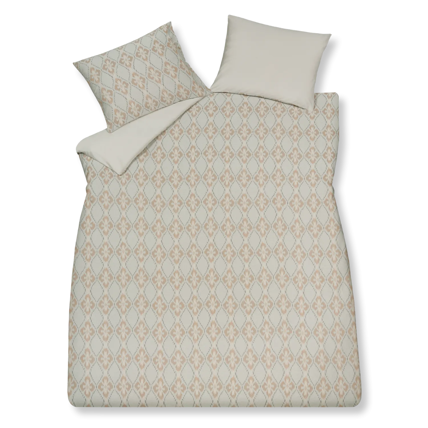 Vandyck Pure 74 dynetrekk 200x200 stone jacquard bomull
