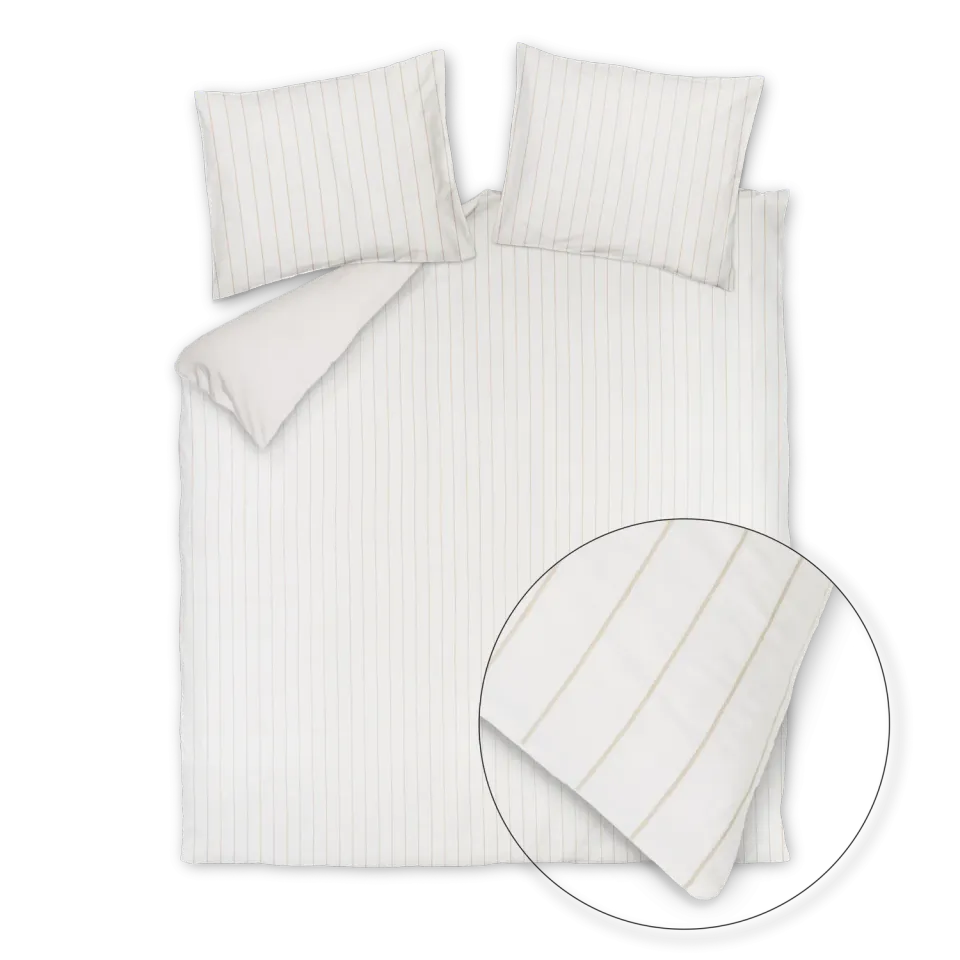 Vandyck Pure Sand XL sengetøy offwhite 260x240 bomull