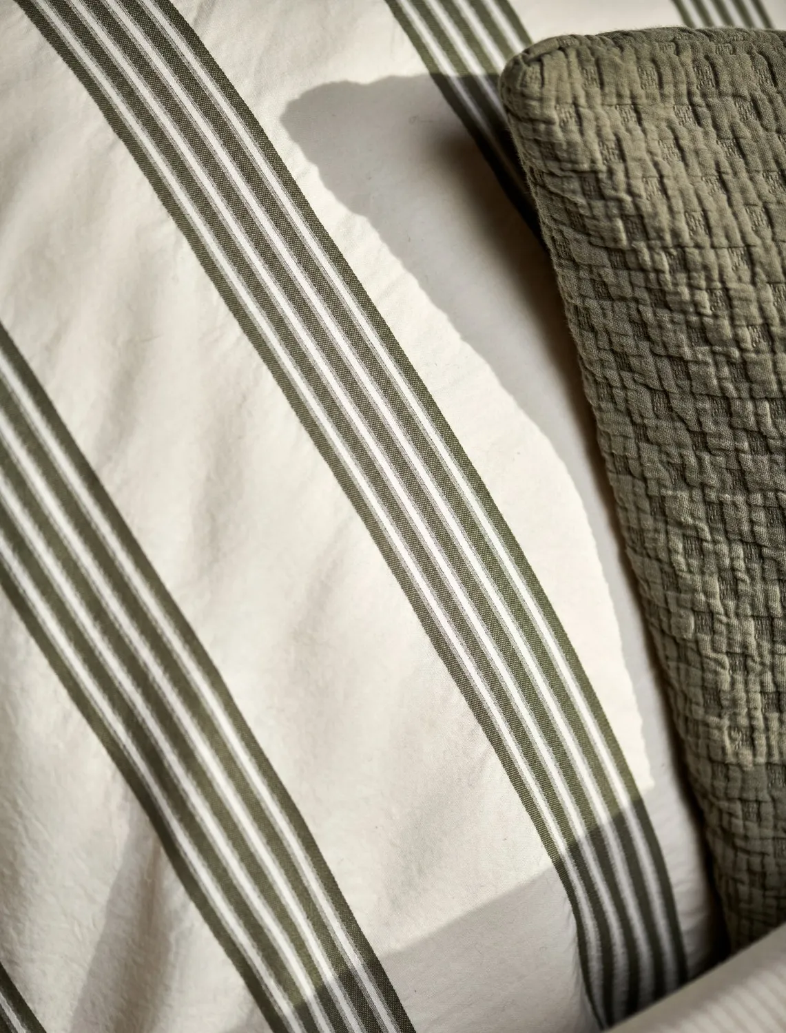 Vandyck Pure 98 dynetrekksett salvie putevar percale