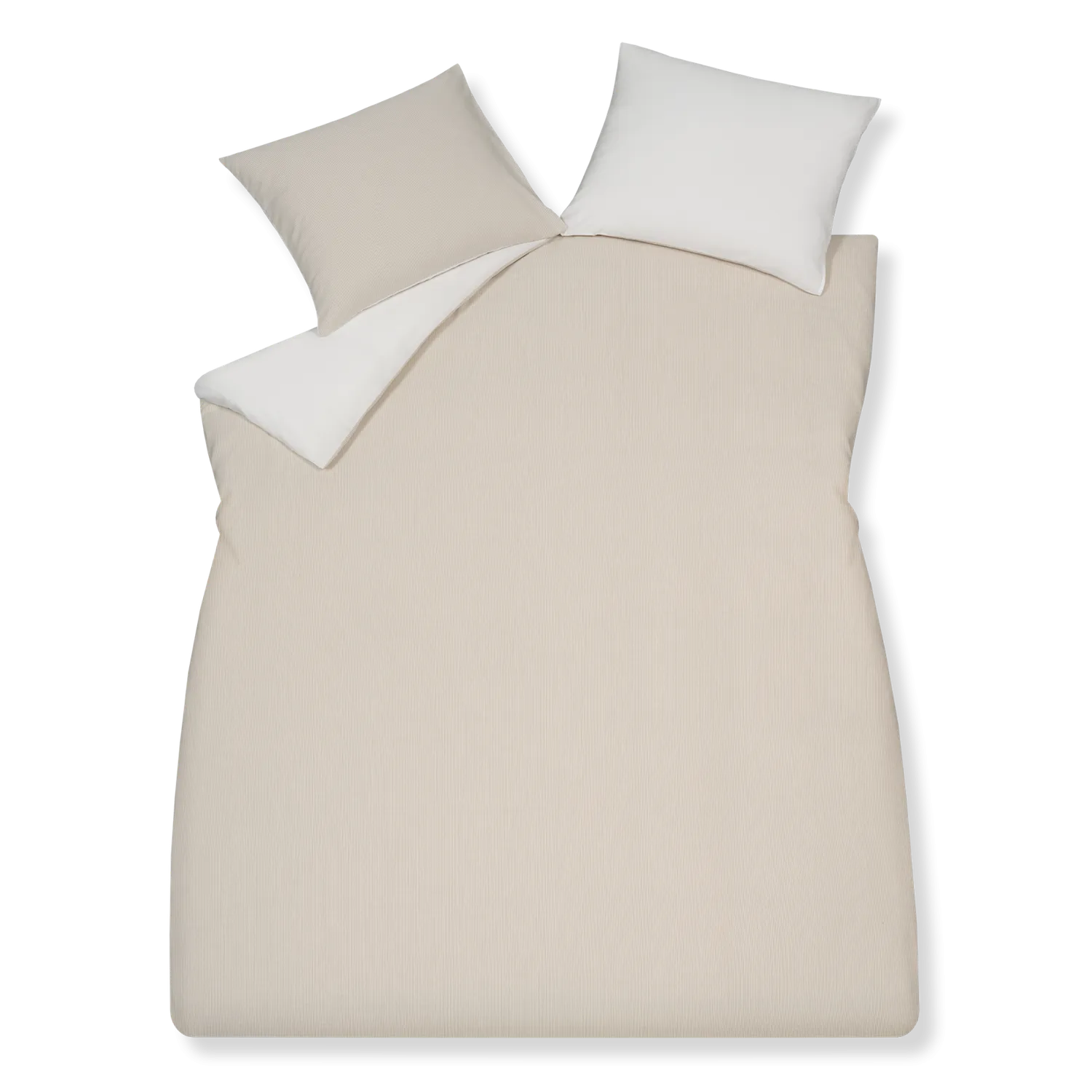 Vandyck Pure 89 XL sengetøy stone 260x240 – striper