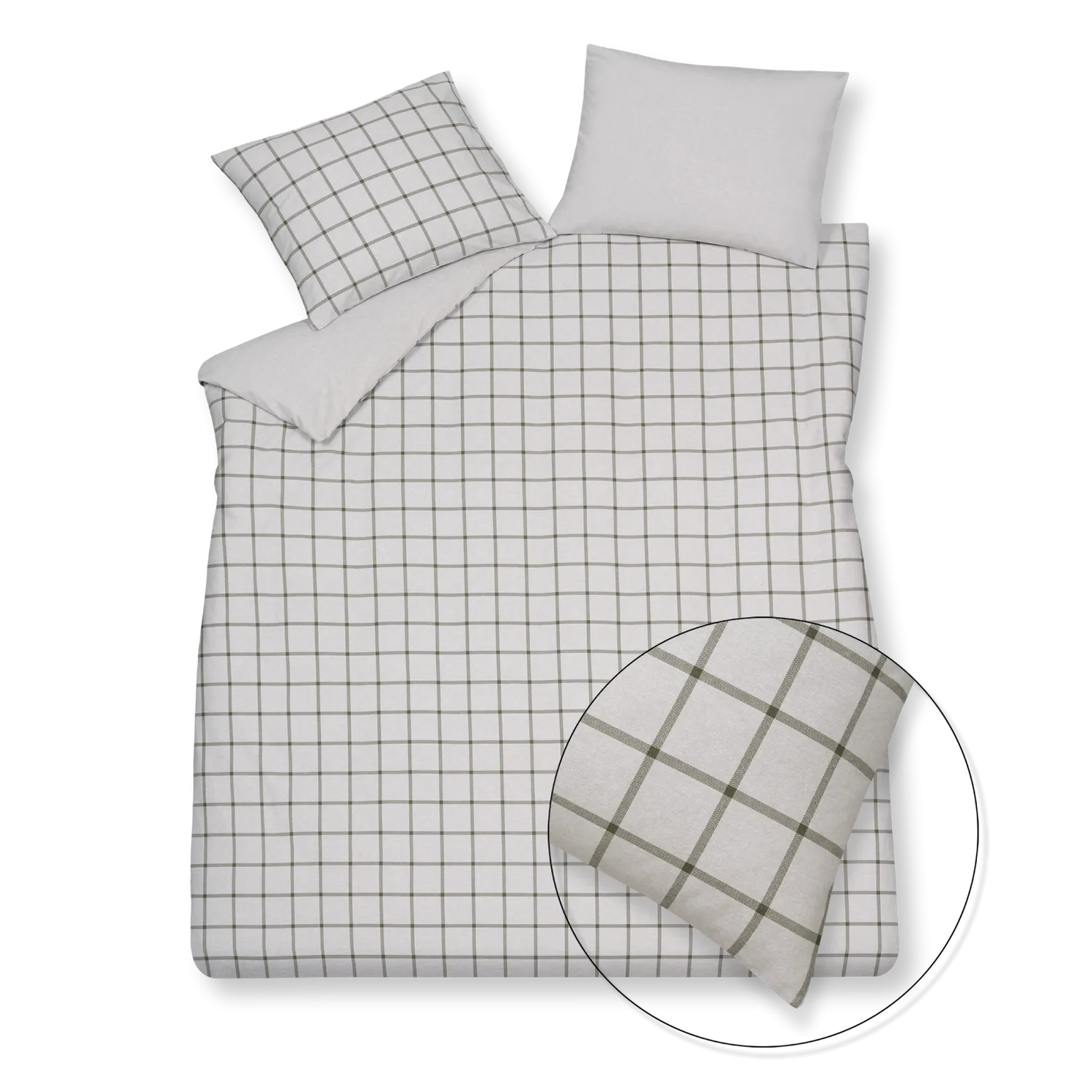 Vandyck Dundee XL dynetrekk 260x240 thyme – flanell