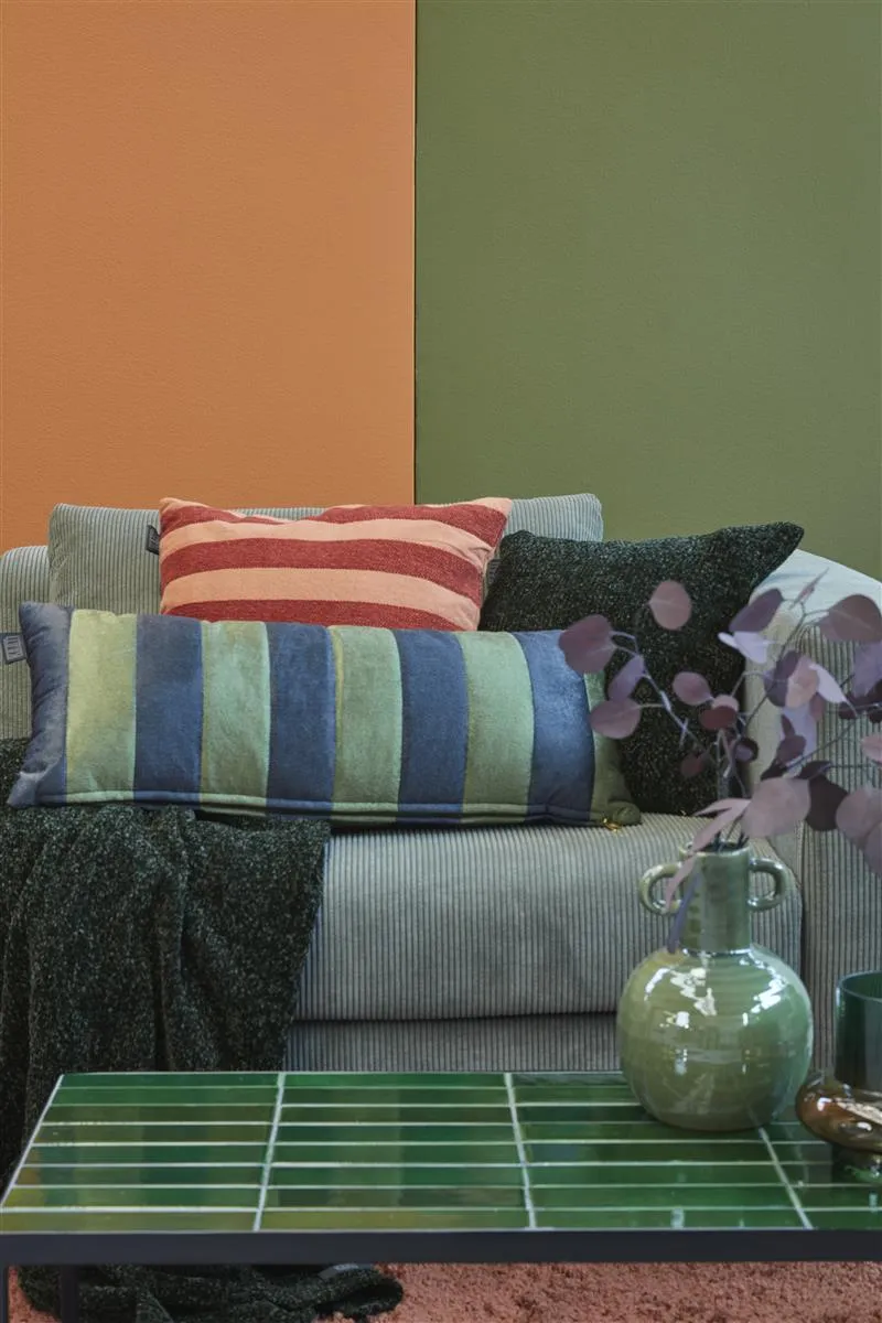 KAAT Amsterdam Ziva pledd 130x170 grønn chenille