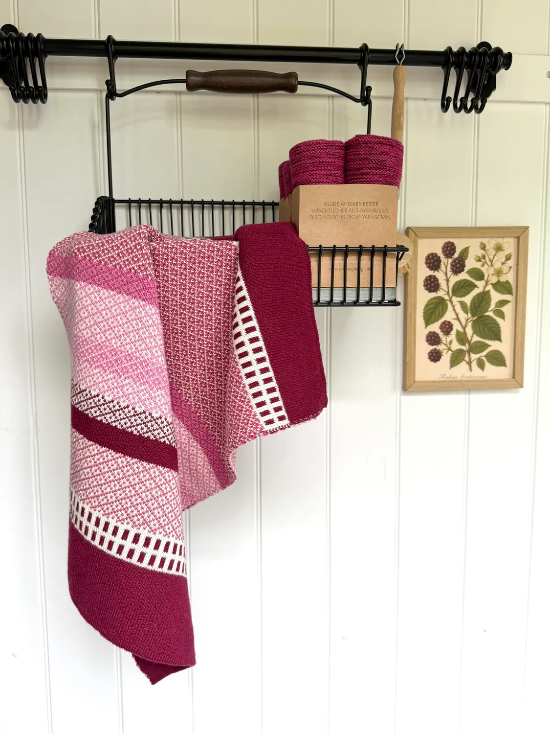 Solwang Design Restgarn karklut pink berry oeko-tex