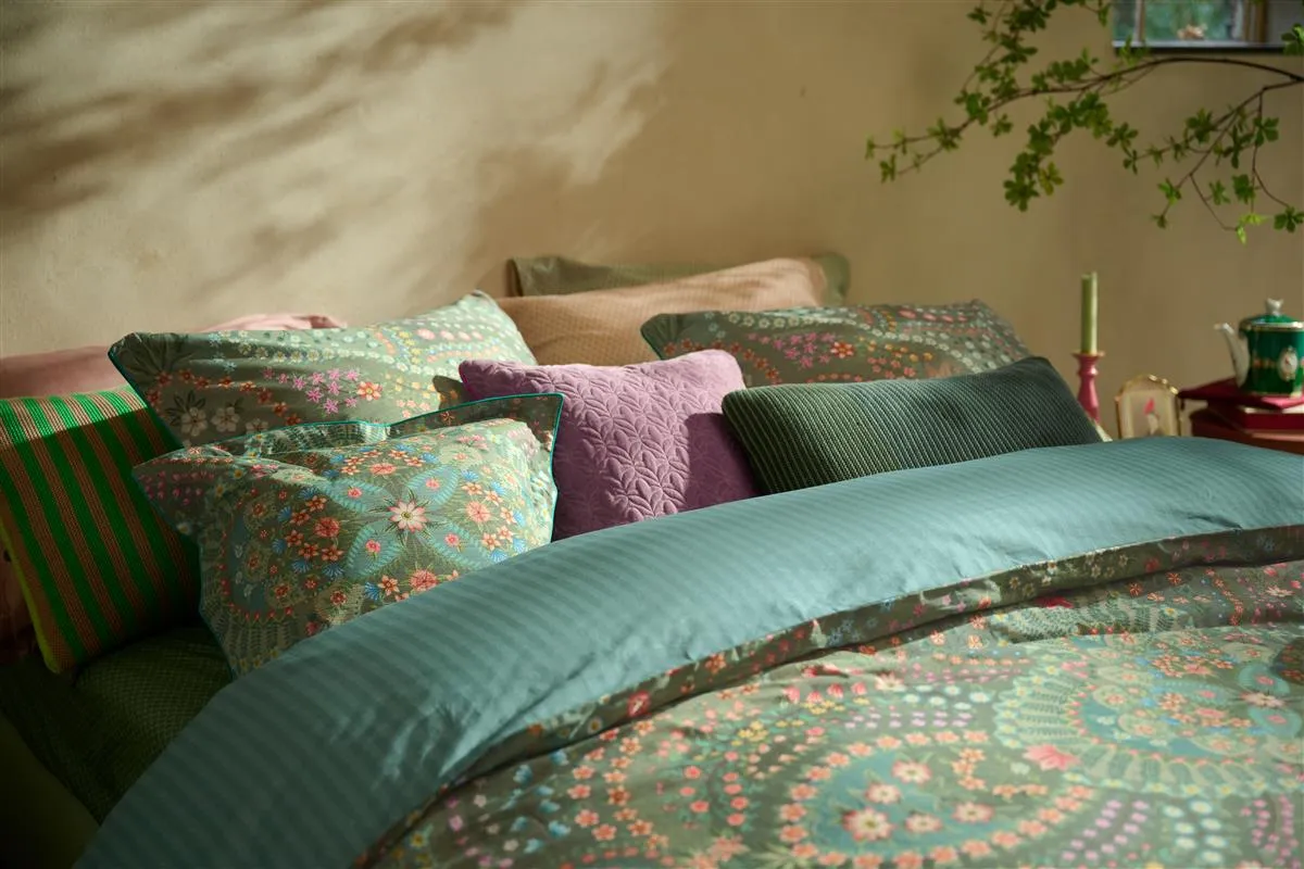 Pip Studio Alfombra dynetrekk 140x200 grønn percale