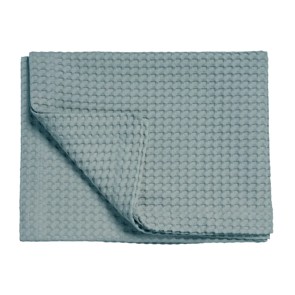 Vandyck Home Pique sengeteppe pearl blue 160x250 bomull