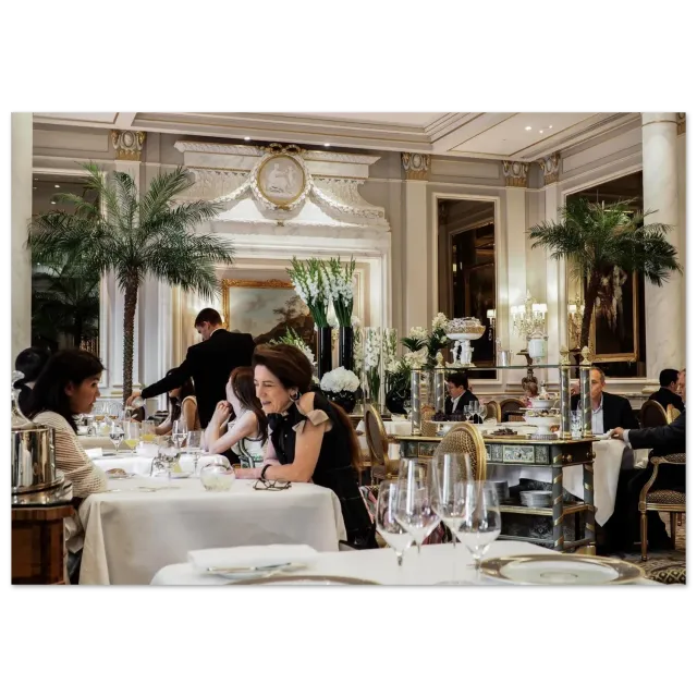Hellstrøm Le Cinq Restaurant Paris plakat 70x100 cm