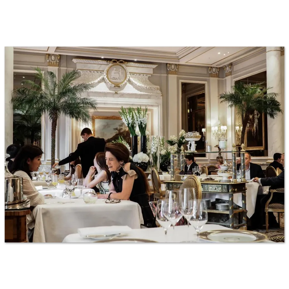 Hellstrøm Le Cinq Restaurant Paris plakat 70x100 cm