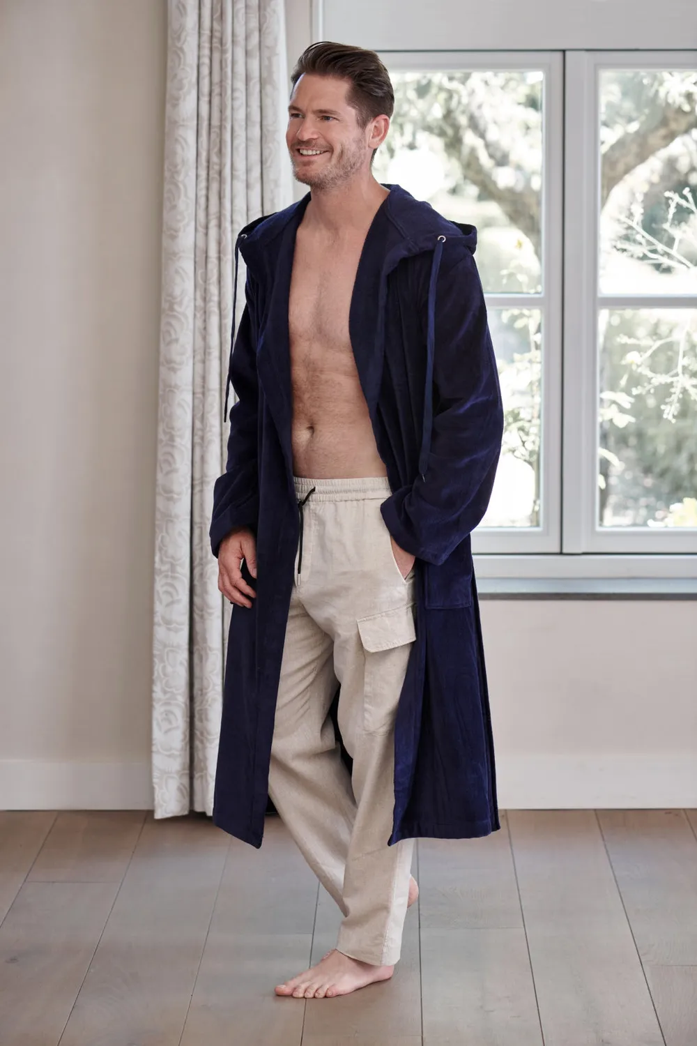 Vandyck Rio badekåpe dark navy large