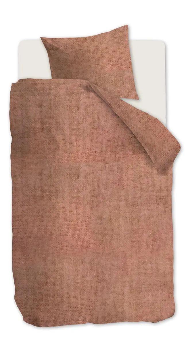 Beddinghouse Frost dynetrekk steinrød 240x200/220 flanell