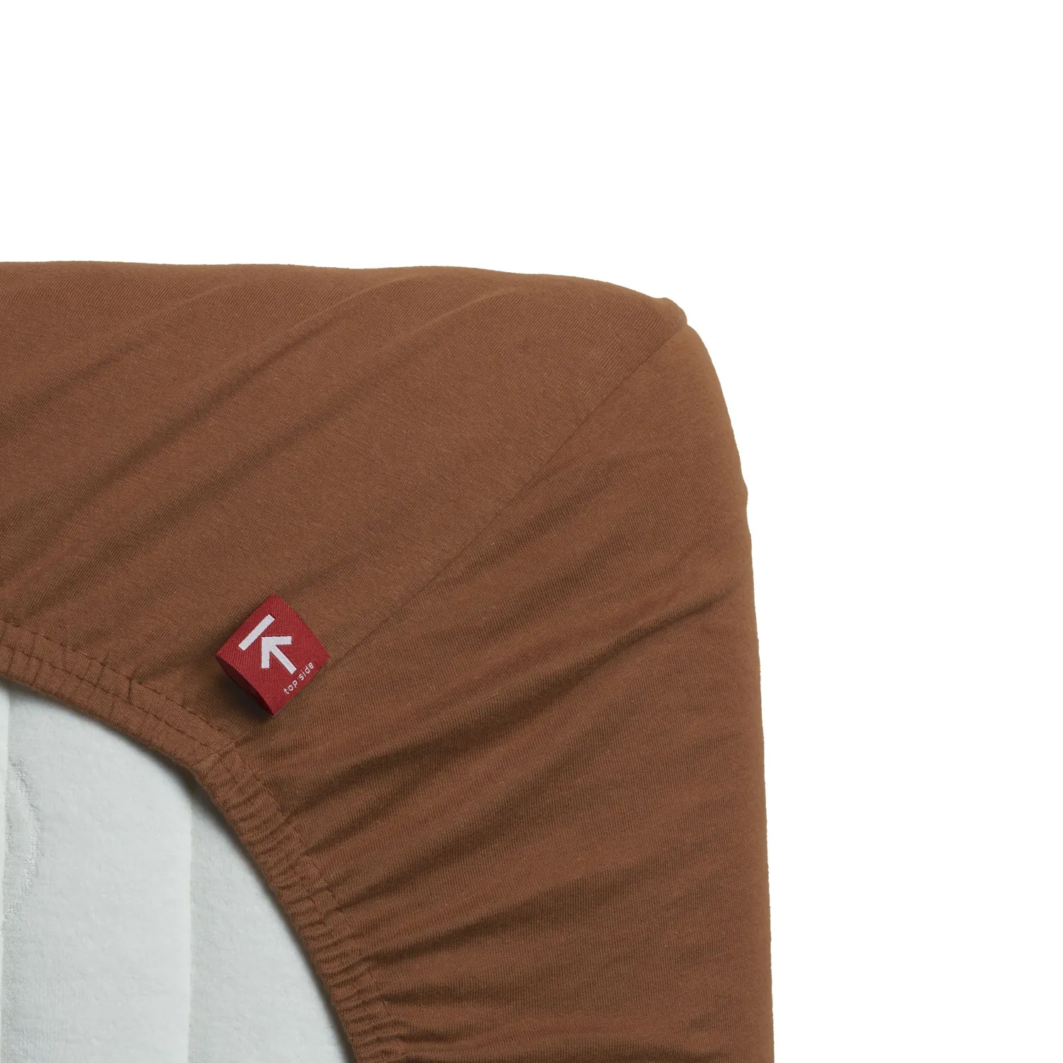 Beddinghouse Jersey Stretch laken 90x200 terra bomull