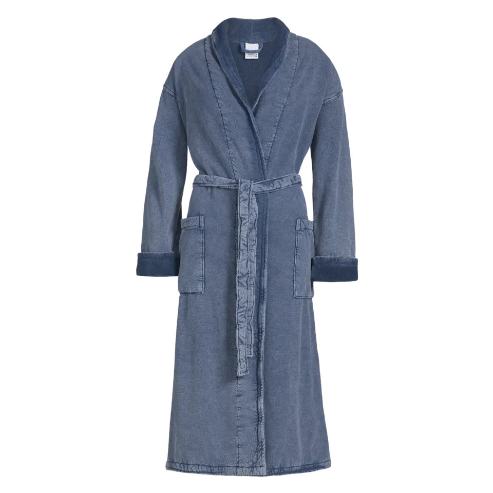 Vandyck Utah badekåpe faded denim Medium herre