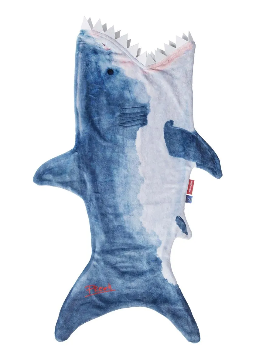 Freek Vonk Hai sovepose 120x45 cm blågrå flanell