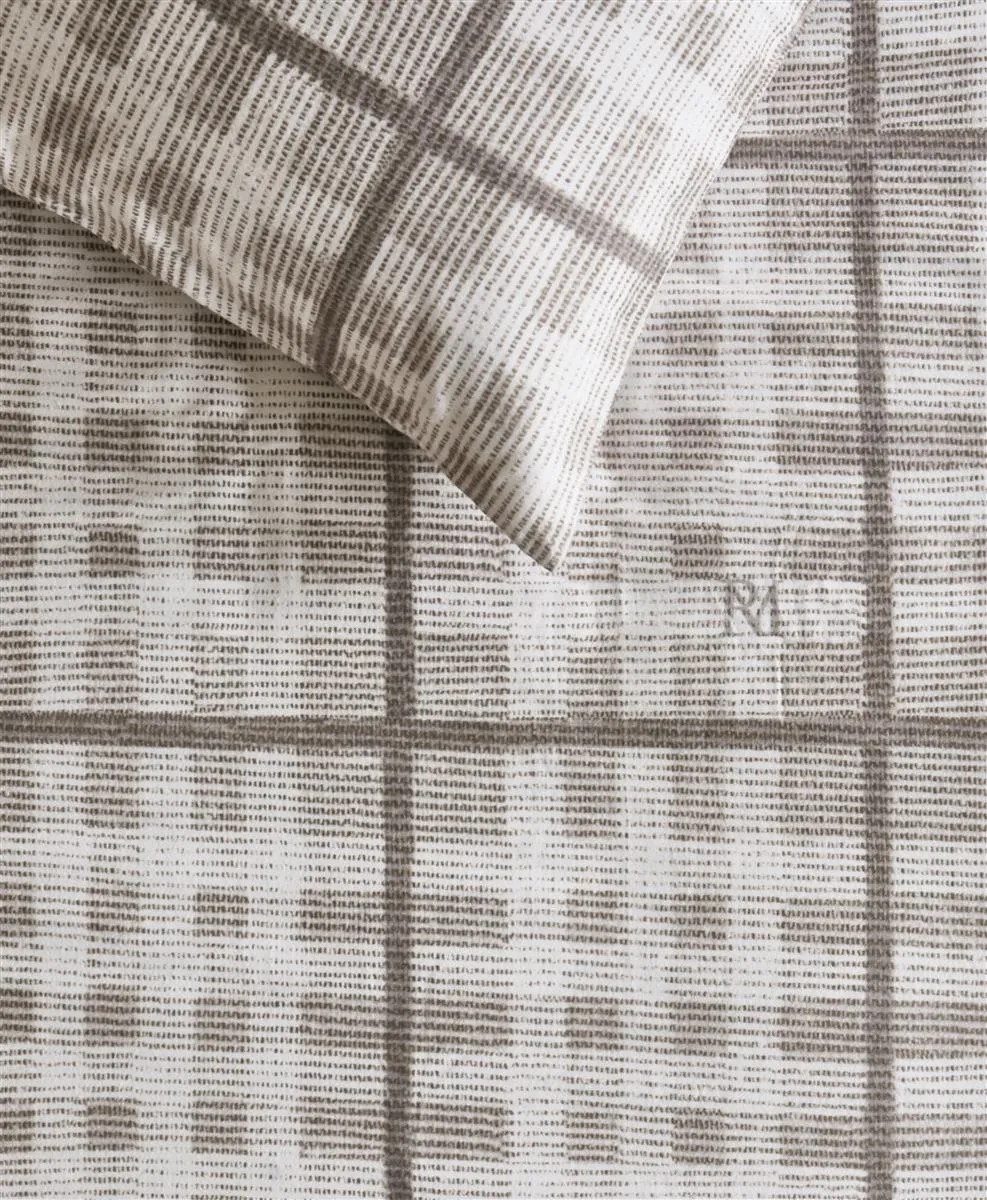 Riviera Maison Brody dynetrekk sand 140x200 flanell