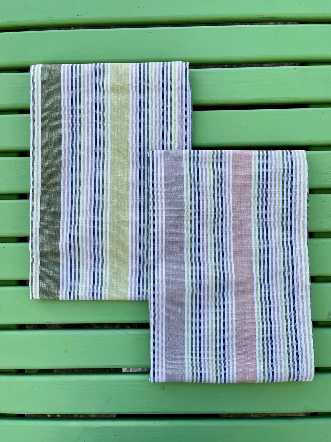 Solwang Design kjøkkenhåndkle støvet pastel vevet