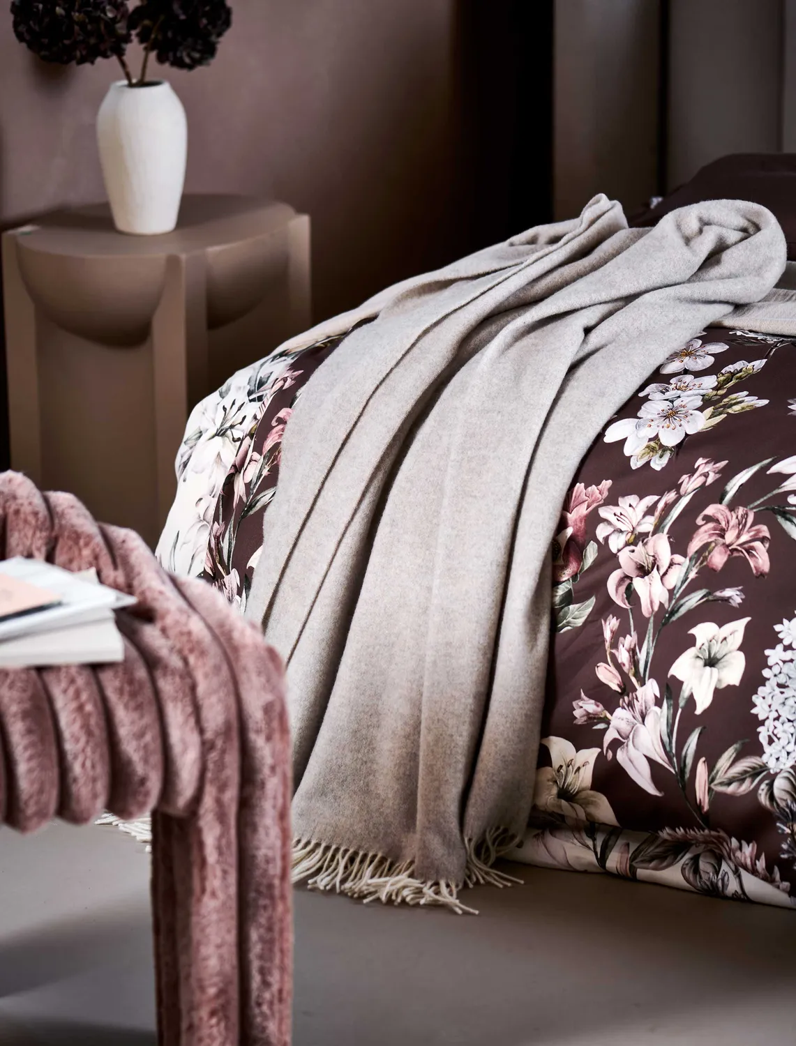 Vandyck Rosalie dynetrekksett rosewood bomullssateng