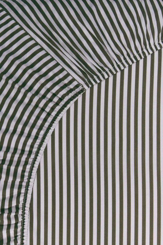 vtwonen Mini Stripe laken 90x200 naturel stripete
