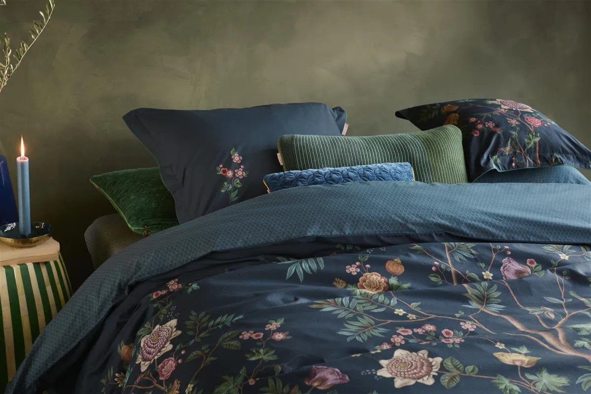 Pip Studio Il Paradiso dynetrekk 140x200 mørkeblå percale