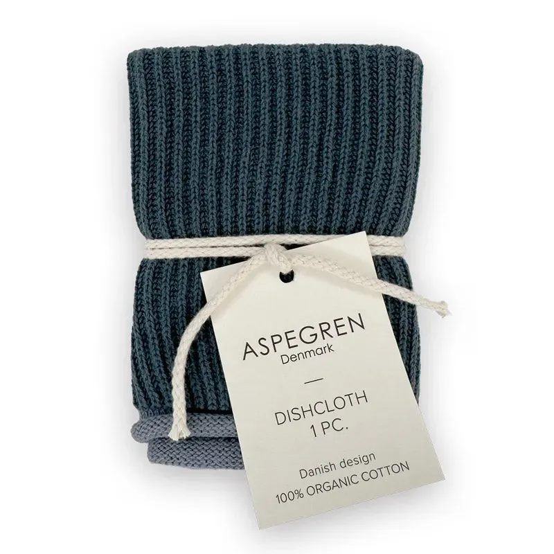 Aspegren Denmark Ripple klut Navy økologisk 26x26