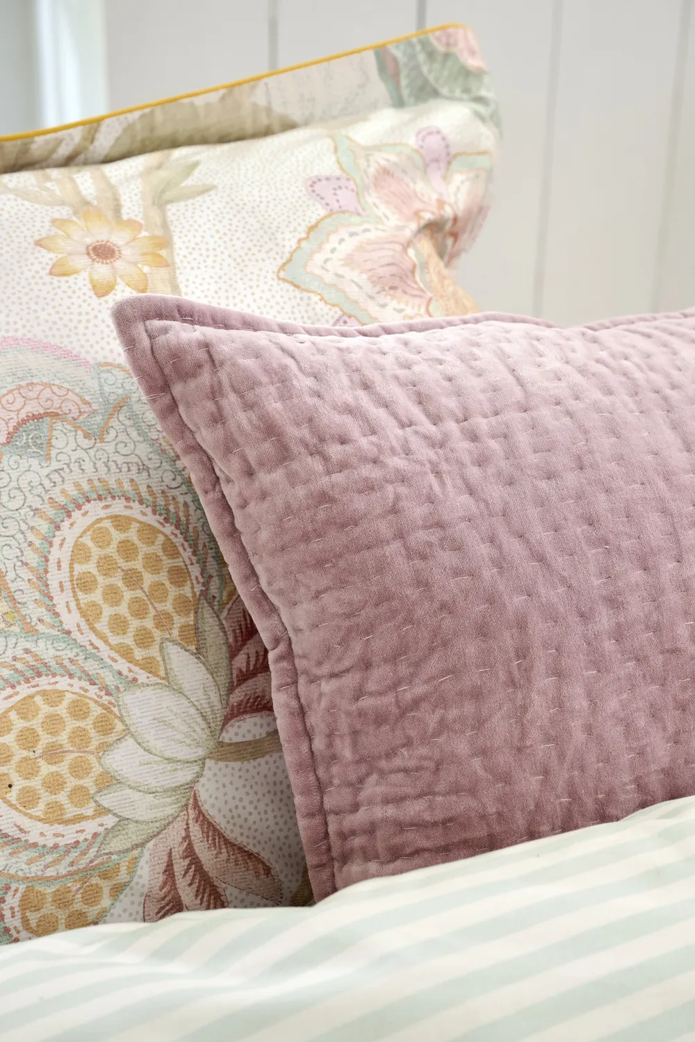 Pip Studio Bombay Bold dynetrekk offwhite 140x200cm bomull
