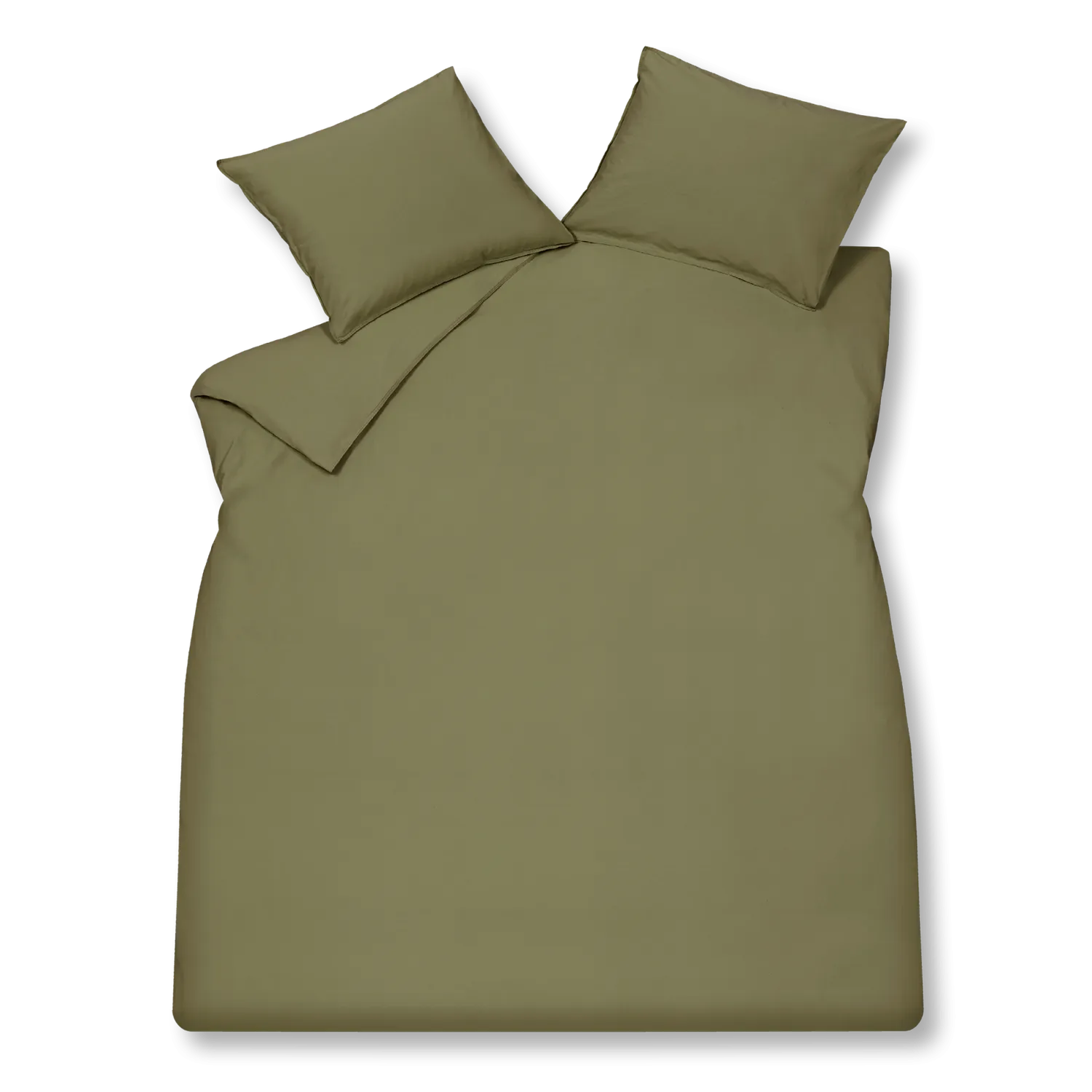 Vandyck Washed Cotton dynetrekk martini olive enkelt