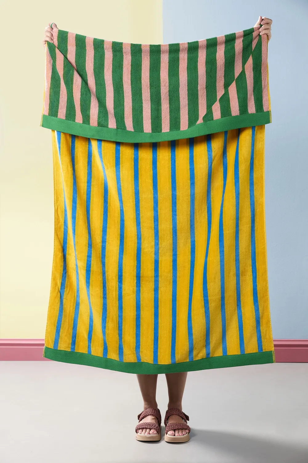 KAAT Amsterdam Tropical Taste strandhåndkle 100x180 multi