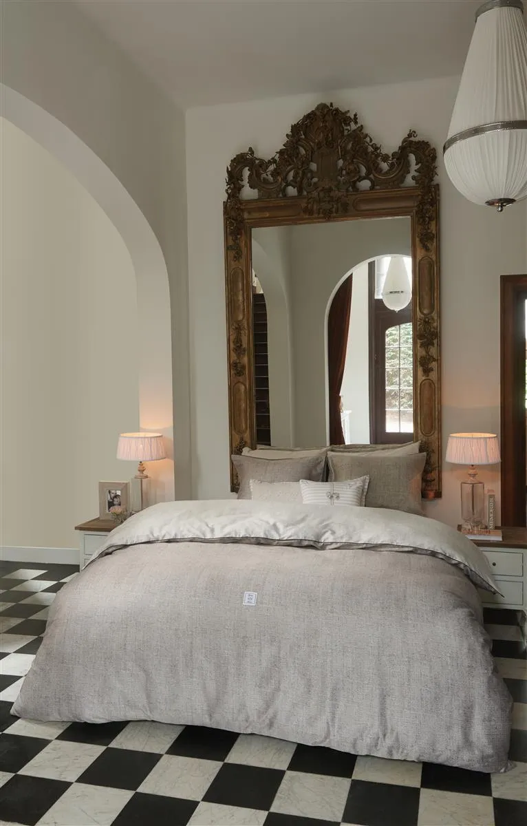 Riviera Maison Coughton Court dynetrekk 140x200 sand bomull