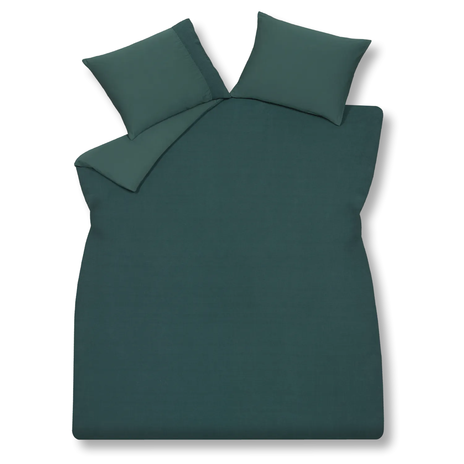 Vandyck Pure 07 sengesett 200x200 dark green lin