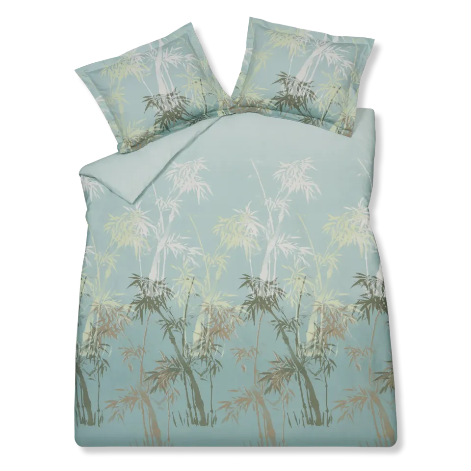 Vandyck Palm Paradise dynetrekksett sateng thyme