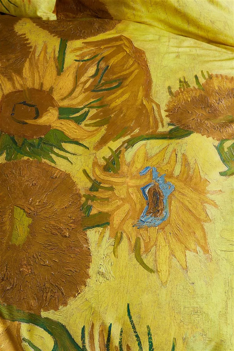Beddinghouse Van Gogh Tournesol dynetrekk 140x200 gult sateng
