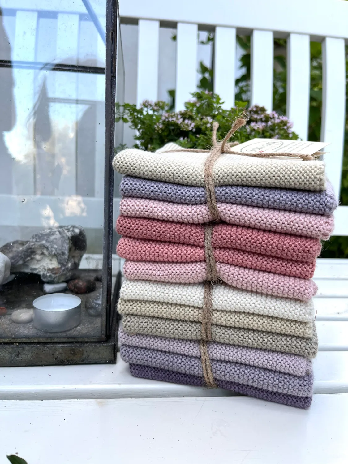 Solwang Design karklut økologisk 3-pk lys khaki kombi
