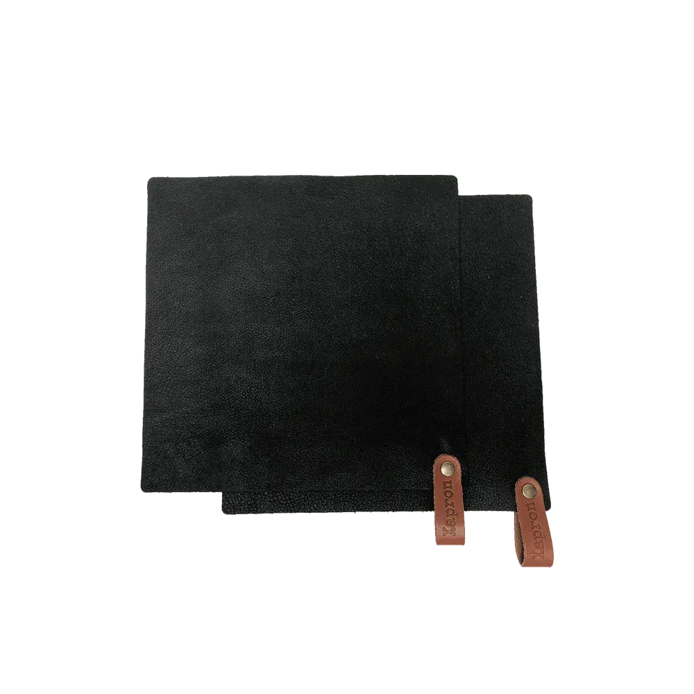 Xapron Utah grytekluter i skinn 2-pk