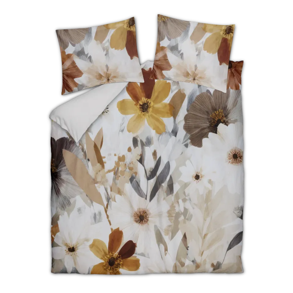 Vandyck Soluna dynetrekksett multi blomster 200x220