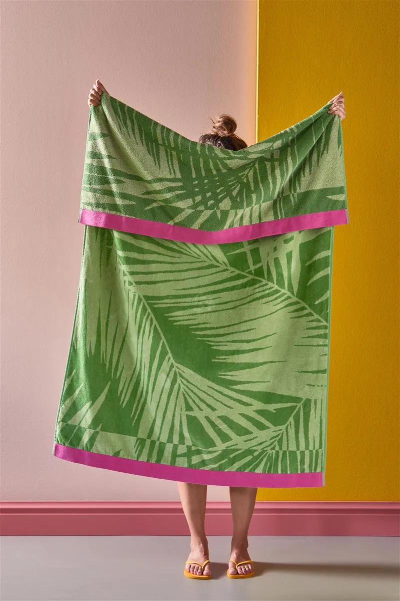 KAAT Amsterdam Belize strandhåndkle 100x180 cm grønn