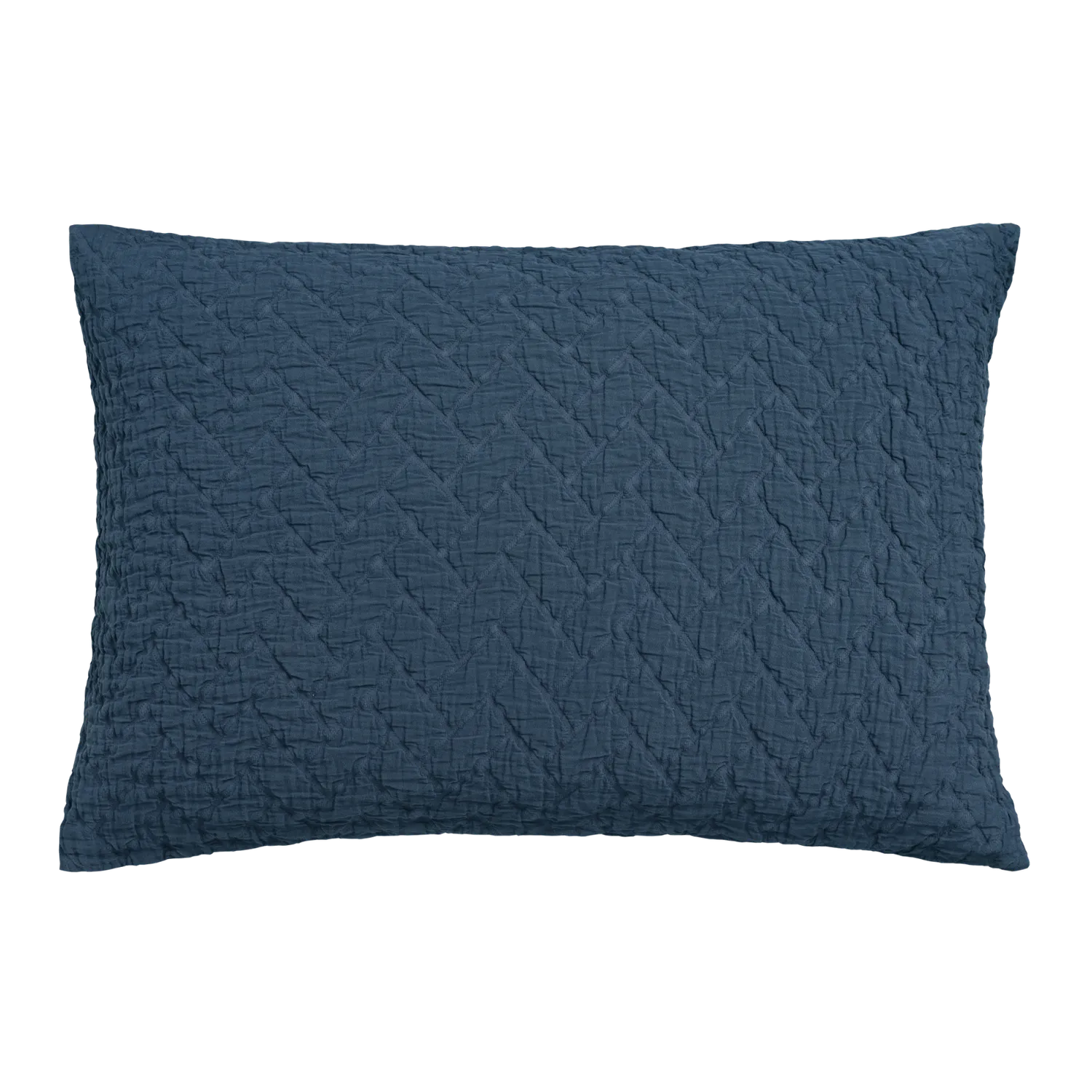Vandyck Pure 10 sengeteppe blue ink 180x260 bomull