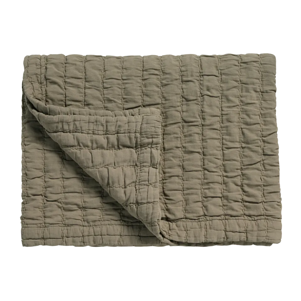 Vandyck Pure 64 sengeteppe thyme 180x260 bomull