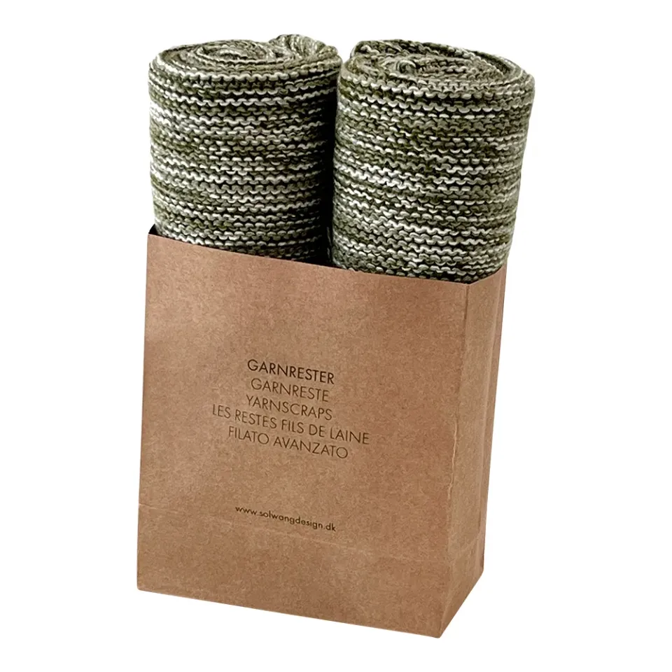 Solwang Design karkluter oliven mix restgarn OEKO-TEX