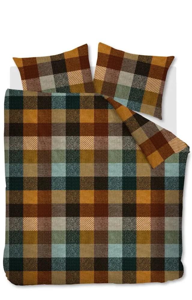 Beddinghouse Beckett dynetrekk 240x200 rutet flanell